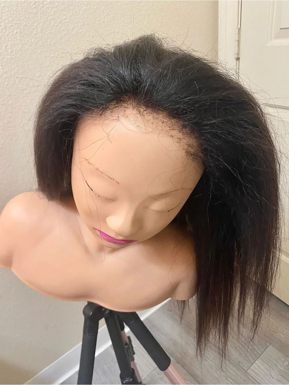 Kinky Straight UNICE Human Hair Wig 22”